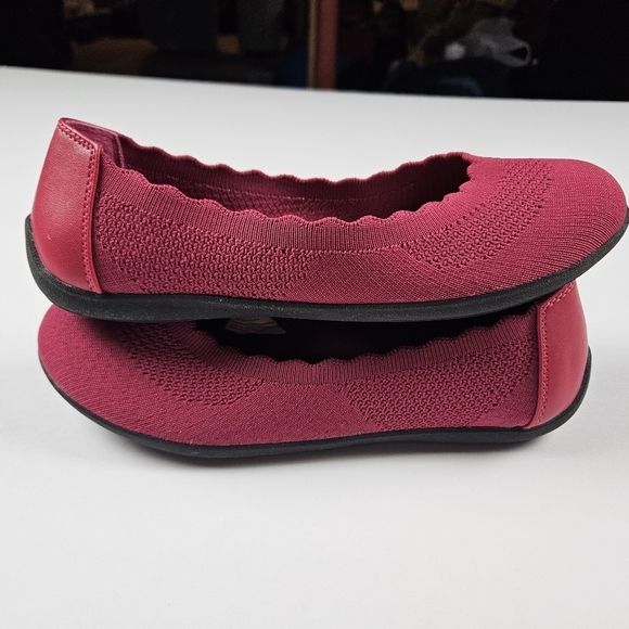 Dearforms Women's Original Comfort Misty Ballet Flat Gently Used Red Size‎ 7 - Picture 5 of 6